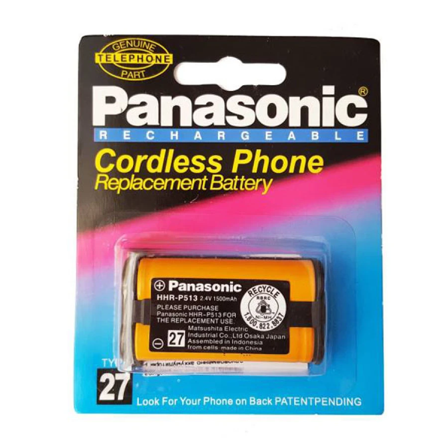 باتری تلفن بی سیم پاناسونیک اصلی مدل Panasonic HHR-P513