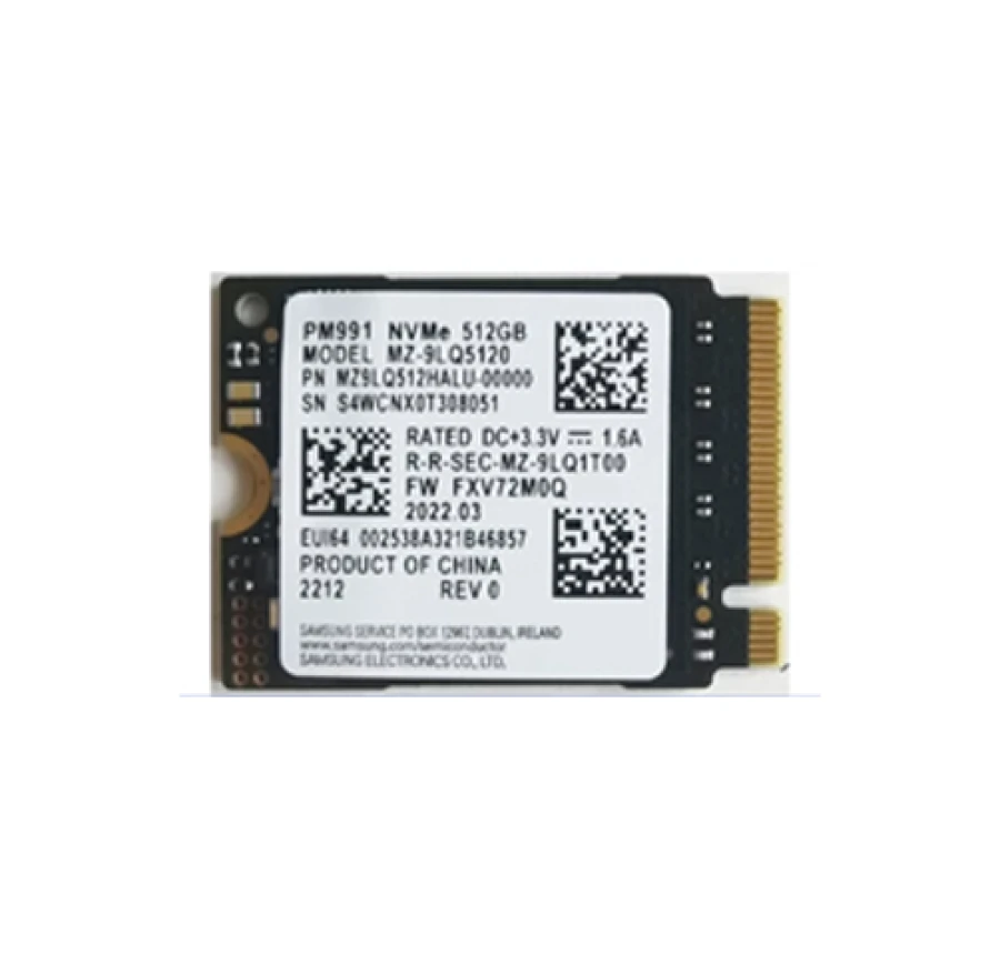 Hard 2230 SAMSUNG  512G-PM991