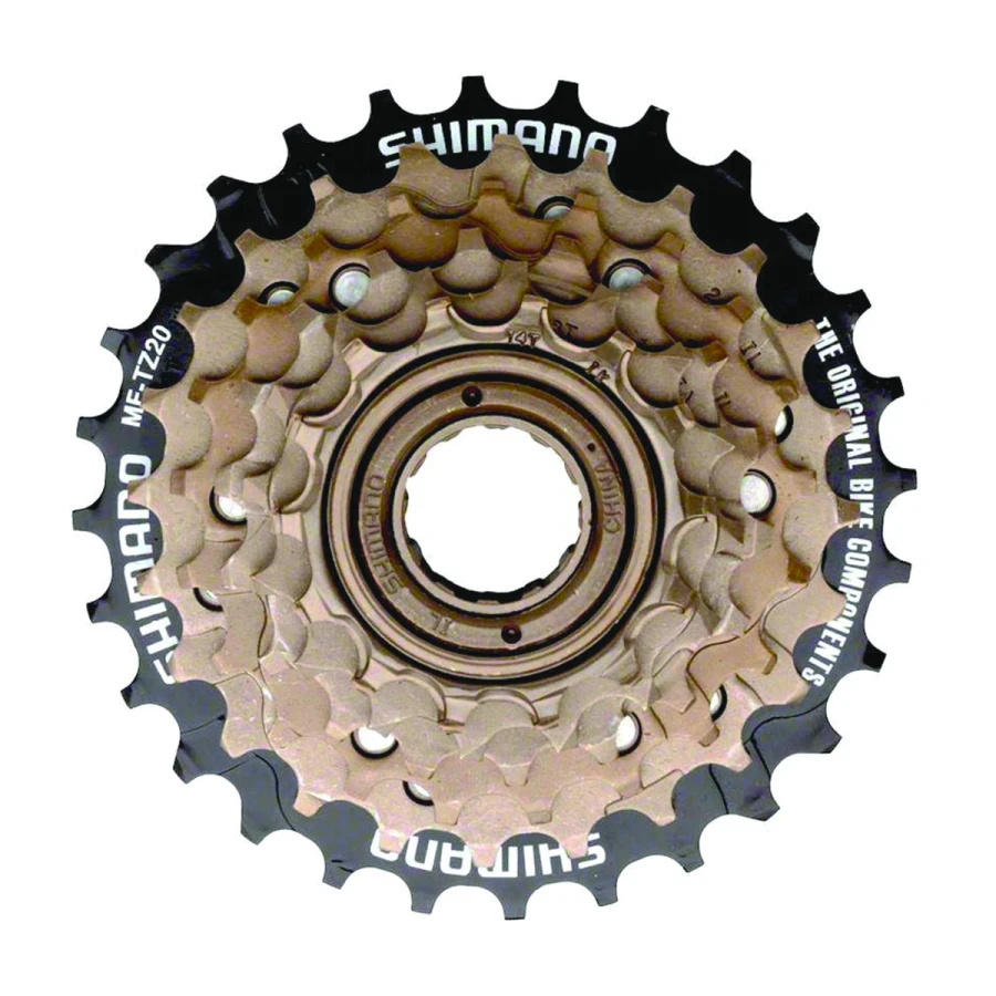 خودرو دوچرخه شیمانو مدل 6 سرعت پیچی کد MF-TZ20 14-28 ( آکبند )