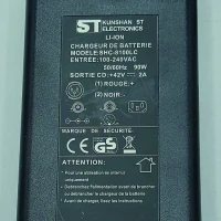 شارژر دوچرخه برقی اس تی الکترونیک 42 ولت ۲ آمپر مدل 8100LC