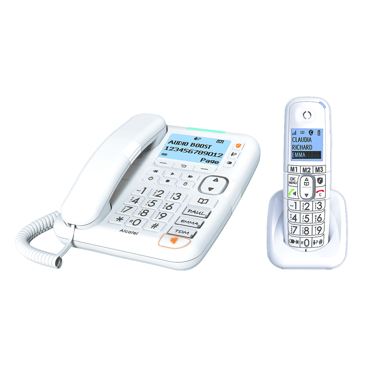 تصویر تلفن بی سیم آلکاتل مدل XL785 Combo Voice 